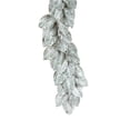 thumbnail image 2 of Melrose Set of 2 Polyester Magnolia Leaf Garland with Silver Finish 84293DS, 2 of 2