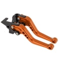 thumbnail image 1 of Palancas de freno y embrague cortas Unique Bargains para Yamaha MT-10/FZ-10 2017-2021, palanca de freno ajustable en 6 posiciones, aleación de aluminio, naranja, 1 par, 1 of 7