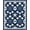 Navy Blue, Pattern 1, variant on ODIKA Coral Reef Wave Bathroom Border Seashell Starfish Ocean Mosaic Playful Non-Slip Chair-Friendly for Home Office, Gaming Room, Under Desk