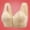 Beige, variant on VISALY Nursing Bralette Front Closure Bras Womens Daisy Bra Front Closure Sports Bras Beauty Back Full Coverage Comfor Easy Close Bra Front Buckle Corset Wireless Comfortable Bras For Women Beige L