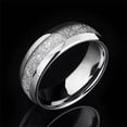 thumbnail image 4 of Qarigey Anillo de acero inoxidable, joyería, anillos delicados, accesorio decorativo para boda, fiesta de compromiso, trabajo diario Ropa, zapatos y accesorios Miscelánea Plata Talla 6 Qarigey  AP014615-09, 4 of 6