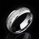 thumbnail image 4 of Anillo de acero inoxidable a la moda para hombre, joyería decorativa, anillos delicados, regalo para boda, fiesta de compromiso, trabajo diario Ropa, zapatos y accesorios Miscelánea Plata talla 8 Minnieouse AP014615-11, 4 of 6