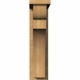 thumbnail image 2 of 5 1/2"W x 14"D x 22"H Yorktown Smooth Corbel w/Backplate, Western Red Cedar, 2 of 9