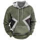 thumbnail image 1 of WILLBEST Sudaderas De Hombre para Hombre, Suéter Deportivo Informal con Bolsillo y Estampado De Letras XGrande, 1 of 2