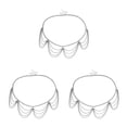 thumbnail image 2 of Jumpingount Cadena de cintura, accesorio de ropa de mujer de varias capas, adornos de cinturón para niña, cinturones de cuerpo de estilo Simple, joyería Type1 NO1 Jumpingount CBP253698, 2 of 6