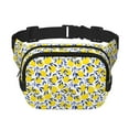 thumbnail image 1 of Disketp Tropical Lemon Riñonera de Doble Capa, Bolsa de Cintura Ajustable para Viajes, Correr y Senderismo, Riñonera Ligera para Hombre y Mujer, 1 of 9