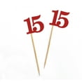 thumbnail image 3 of Darling Souvenir, Quinceanera 15th Birthday Cupcake Toppers, Dessert Decorations - Pack Of 20, 3 of 3