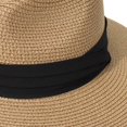 thumbnail image 2 of 1 paquete de sombrero de playa plegable a rayas para mujer Sombrero para el sol, 2 of 4