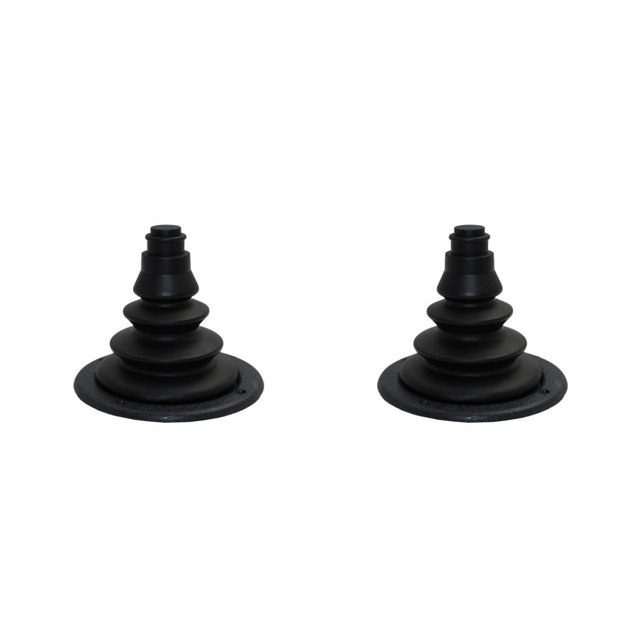 Kenally Cone Grommet Plastics Craftsmanship Outdoor Fishing Wire Grommets Upgraded Cover Cable Equipment Protector Drilling Fittings Negro 2piezas