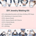 thumbnail image 2 of DIY Bracelet Jewelry Making Kit for Girls, 6-10 Year Old Girl Birthday Gift Set with Jewelry Organizer, 2 of 5