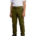 thumbnail image 4 of oqasdz Boys Pants with Elastic Waistband Solid Color Athletic Trousers for Everyday and School Comfort Fit Casual Outdoor, 4 of 4