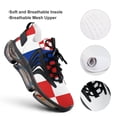 thumbnail image 4 of Flag of Croatia at The UN Walking Shoes for Men Woman Lightweight Tennis Fashion Elastic Sports Shoes Cushion Basketball Shoes, 4 of 7
