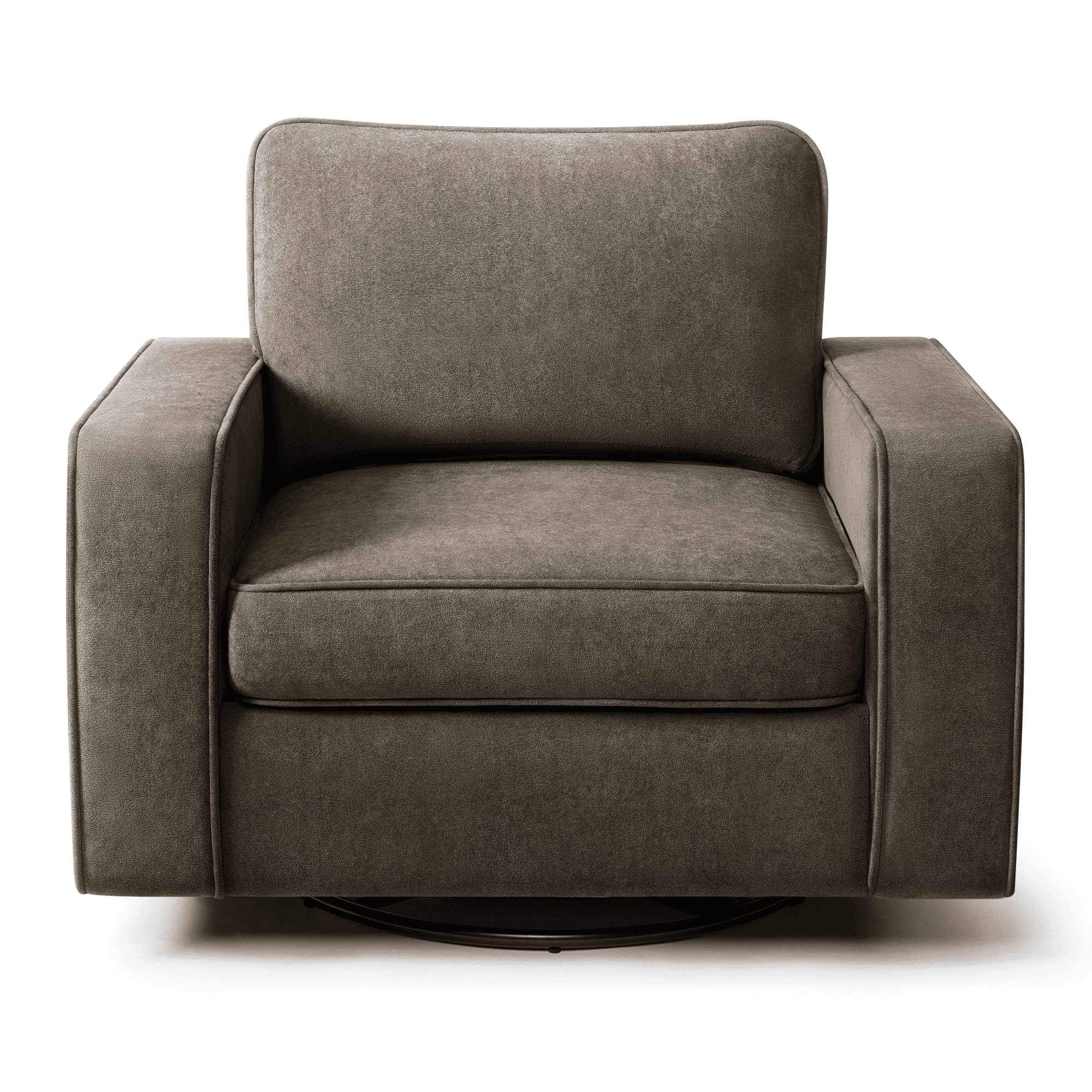 COOLHUT 360° Swivel Accent Chair Set of 1, 36.2" Wide Accent Chair Armchair, Comfy Upholstered Single Sofa Chair for Living Room and Bedroom, Coffee