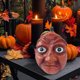 thumbnail image 5 of Decoración de calabaza de Halloween, decoración de calabaza de resina para jardín, decoraciones de Halloween para exteriores, divertidas figuras de calabaza con base pesada, decoración para fiestas d, 5 of 6