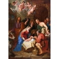 thumbnail image 2 of Gaspar de Crayer 11x14 Gold Ornate Wood Frame and Double Matted Museum Art Print Titled - The Adoration of the Shepherds (1630 - 1669), 2 of 4