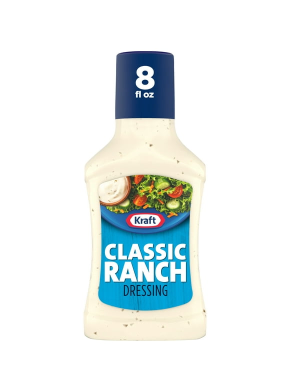 Kraft Classic Ranch Salad Dressing, 8 fl oz Bottle