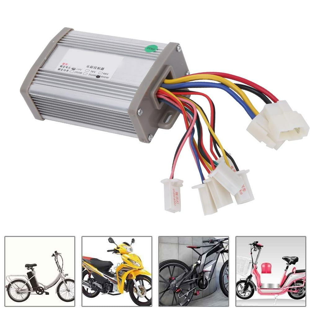 Mgaxyff Electric Bicycle Brush Controller, 24V 800W Brush