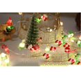 thumbnail image 5 of Cadena de luces en forma de árbol de Navidad, 20 luces LED de hadas de Navidad, luces de cadena de árboles de Navidad de color blanco cálido con pilas para decoración del hogar de la ventana del árbol de Navidad - Regalo Sailing  Electrónica, 5 of 5