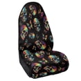 thumbnail image 2 of Uourmeti Tie Dye Skull Butterfly Terry Cloth Car Seat Cover Sweating, Suitable for Seat Covers and Liner Van Truck Seat, Car Seat Towel Cover for Vans Cars, 2 of 7