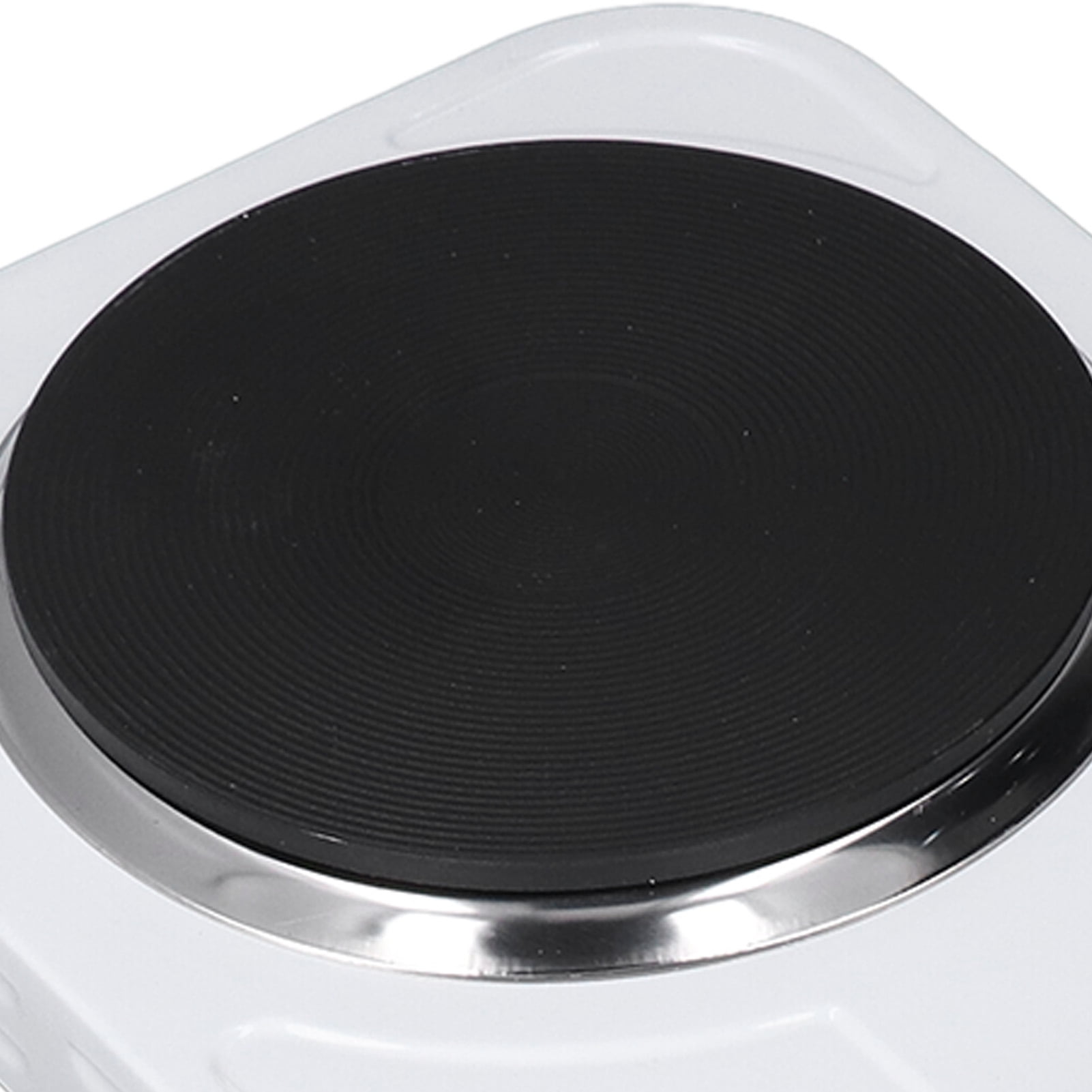 YAHHU Electric Double Hot Plate, 2000W Countertop Cooker Double Burner Stove with Temperature Control (18.1 x 9.8 in / 46.0 x 25.0 cm), White