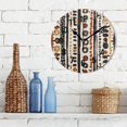 thumbnail image 3 of Yayeee 10" Wall Clock Battery Operated Quartz Round Silent Non-Ticking Home Decor, Black Abstract Dots, 3 of 6