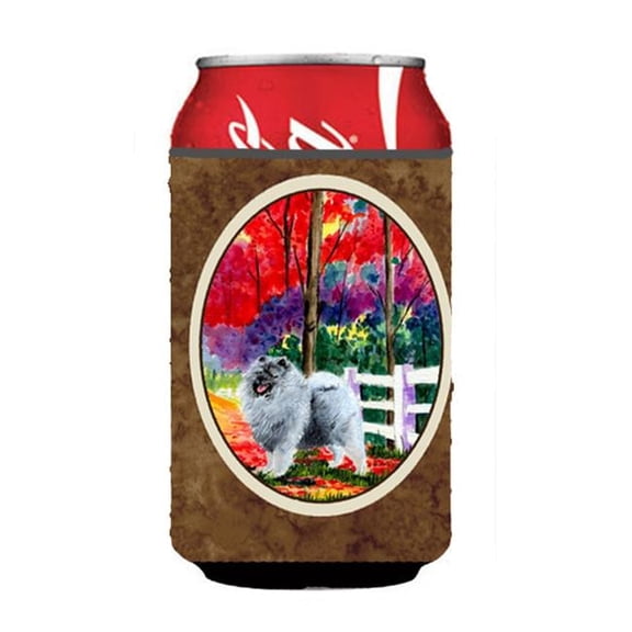 Keeshond Can or bottle sleeve Hugger 12 oz.