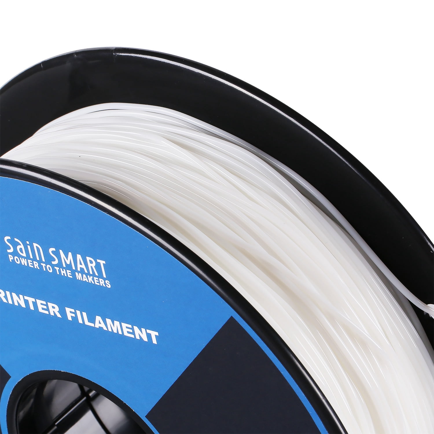 SainSmart White Flexible TPU 3D Printing Filament, 1.75 mm, 0.8 kg, Dimensional Accuracy +/- 0.05 mm
