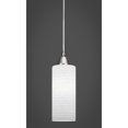 thumbnail image 1 of Cord Mini Pendant Shown In Brushed Nickel Finish With 4" White Matrix Glass, 1 of 1
