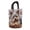 A, variant on Canvas Tote Bag for Women, Cute Cat/Dog Print Handbag School Shopping Beach Grocery Reusable Tote Bag Makeup Bags