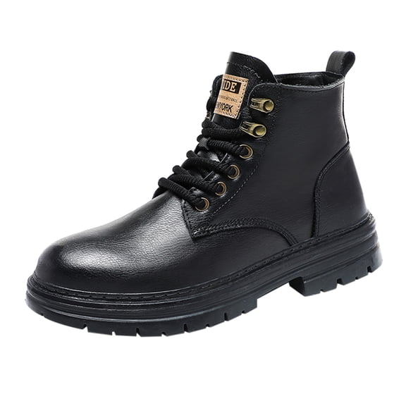 NOKIO Men's Spring And Autumn Non Slip Trendy Mid Top Workwear Wear Retro Motorcycle Sports Casual Shoes Men'S Spring Mesh Walking Sneakers Men'S Lightweight Mesh Joggers