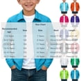 thumbnail image 3 of Mooqilaa Boys Lightweight Jackets Size 14-16, Outdoor Long Sleeve Stand-up Collar Zip up Kids Windbreaker Black, 3 of 7