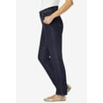 thumbnail image 3 of Woman Within Plus Size Straight-Leg Stretch Denim Five-Pocket Jeans, 3 of 6