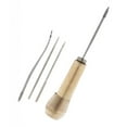 thumbnail image 4 of GUOOL 4 Needles Copper Handle Sewing Awl Hand Stitcher Shoe Repair Tool for DIY Sewing, 4 of 9