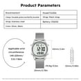 thumbnail image 7 of Men's Pedometer Watch-Step Tracker Watch with Calories Counter-Non Bluetooth Pedometer Watches-LCD Large Numbers-30M Waterproof Watch-Sport, 7 of 7