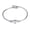 A, variant on Silver Heart Initials Bracelet A-Z Letter Engraved Cuff Bracelets Titanium Steel Bangle Birthday Jewelry Gift for Women