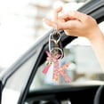 thumbnail image 3 of Fashion 26-letter Key Chain Pendant Butterflys Tassel Key Chain Elegant Fashion Multi-functional Use, 3 of 5