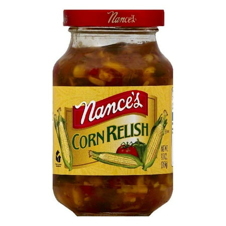 Spicy Corn Relish - Nances Corn Relish, 9.5 OZ (Pack of 6)