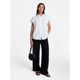 thumbnail image 3 of Time and Tru Women's Camp Shirt, Sizes XS-XXXL, 3 of 6