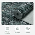 thumbnail image 5 of PLEASOR 8'x10' Area Rug for Living Room, Green Washable Area Rugs with Non-Slip Backing, Boho Floral Vintage Carpets Low Pile for Dining Room, Bedroom, Home Office,Nursery, Apartment,Retro Green, 5 of 11