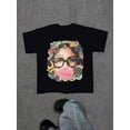 thumbnail image 1 of Y2K Style Fashion Star Pattern T-Shirt Harajuku Hip-Hop Street Clothing, Retro Letter Print Round Collar Short-Sleeved T-Shirt, unisex T-Shirt, Hip-Hop Street Regular Fit Casual Sports T-Shirt, 1 of 6