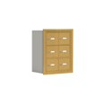 thumbnail image 1 of Salsbury 19038-06GRK D 6 A Doors R-Mount Keyed Locks Cell Phone Locker In Gold, 1 of 1