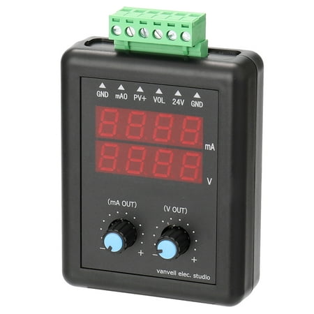 

4-20mA 0-10V Signal Generator 24V Current Voltage Signal Source Constant Current Source with Display