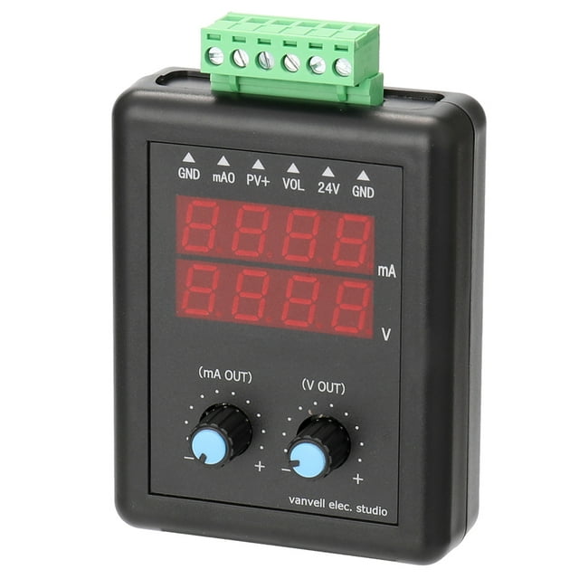 Générateur de Signal 4-20mA 0-10V Source de Signal à Tension 24V Source de Courant Constant avec Affichage