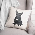 thumbnail image 3 of Creative Products Gray Silhouette Corgi 16 x 16 Spun Poly Pillow, 3 of 3