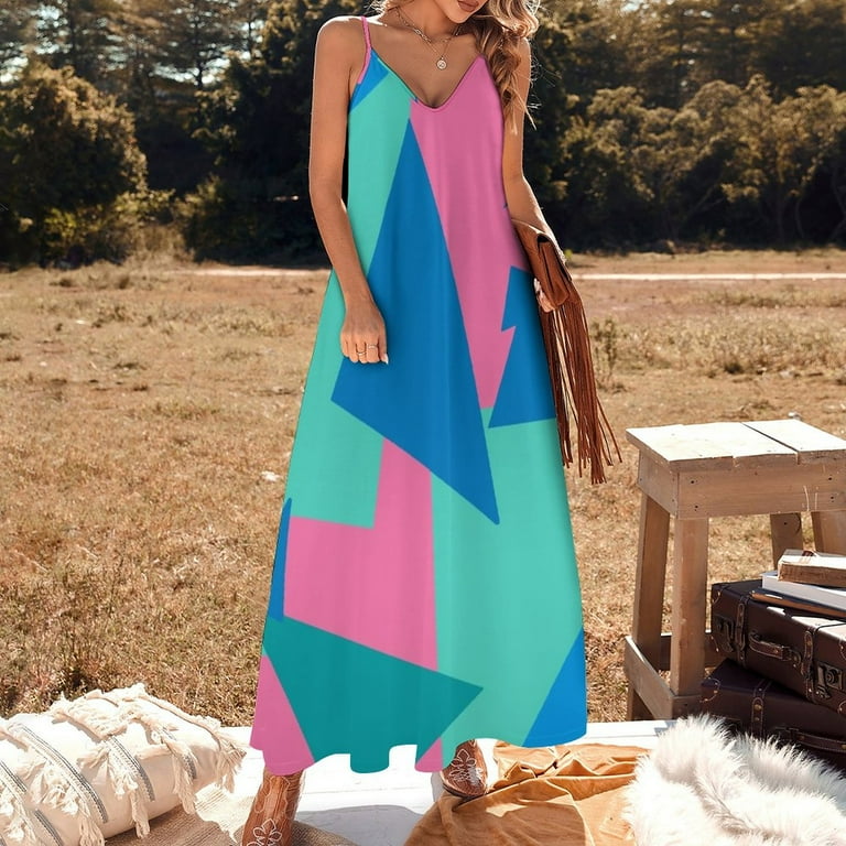 Miami Vice Sleeveless Dress Woman's evening dress summer dress women women's clothing trend - Walmart.com Miami Vice Sleeveless Dress Woman's evening dress summer dress women women's clothing trend - Walmart.com