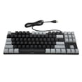 thumbnail image 1 of Clavier de Jeu Mécanique avec Commutateur Bleu, Clavier Rétroéclairé RVB, Clavier d'Ordinateur Filaire Compact 87 Touches pour Ordinateur Portable PC Gamer, 1 of 8