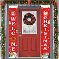 thumbnail image 3 of Naiovety Decore el hogar para Navidad con tapices decorativos para puertas decoración del hogar para decoraciones de puertas de Feliz Navidad Kits de decoración para fiestas No.2, 3 of 6