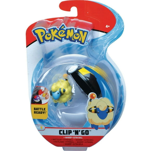 Pokemon Clip 'N' Go W4 - Mareep & Ultra Ball