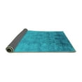 thumbnail image 2 of Ahgly Company Indoor Round Persian Turquoise Blue Bohemian Area Rugs, 6' Round, 2 of 4