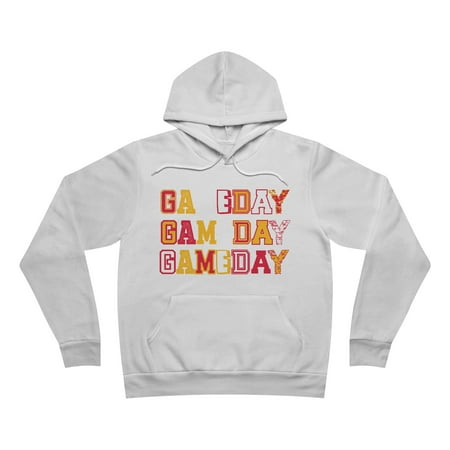 DJH Apparel | Game Day Colorway (Yellow / Red / White) Unisex Fleece Hoodie DJH Apparel | Game Day Colorway (Yellow / Red / White) Unisex Fleece Hoodie